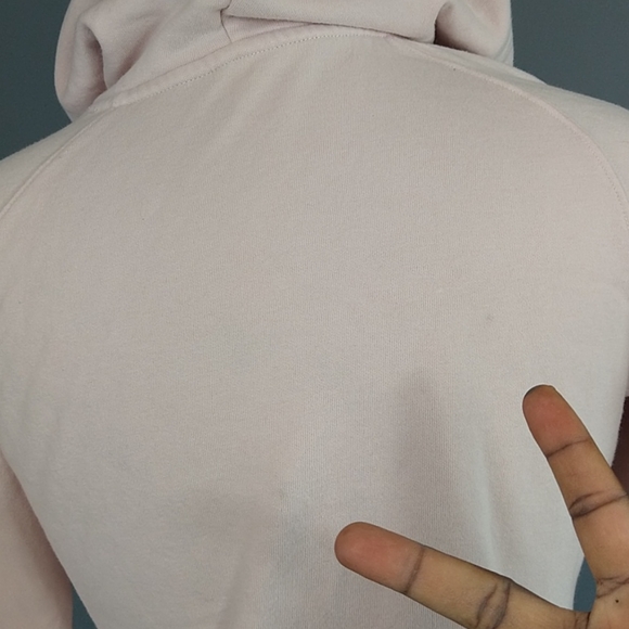 The North Face light pink hoodie size small - Picture 8 of 10